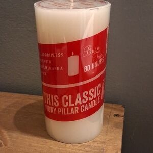 Classic Ivory Pillar Candle
